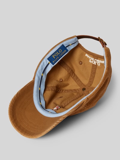 Peek & Cloppenburg Polo Ralph LaurenCap Aus Cord Mit Label-Stitching In Camel
