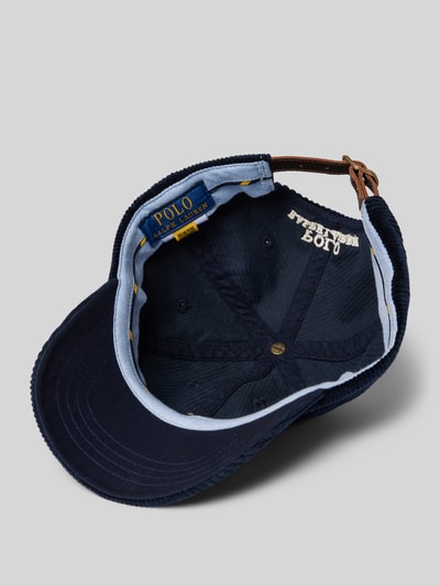 Peek & Cloppenburg Polo Ralph LaurenCap Aus Cord Mit Label-Stitching In Marine