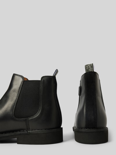 Peek & Cloppenburg Polo Ralph LaurenChelsea Boots Aus Leder Mit Label-Detail Modell 'TALAN' In Black