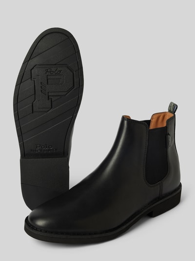 Peek & Cloppenburg Polo Ralph LaurenChelsea Boots Aus Leder Mit Label-Detail Modell 'TALAN' In Black