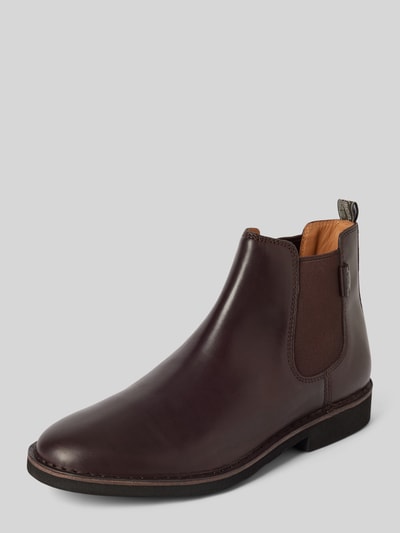 Peek & Cloppenburg Polo Ralph LaurenChelsea Boots aus Leder mit Label-Detail Modell 'TALAN' in dunkelbraun