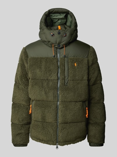 Peek & Cloppenburg Polo Ralph LaurenDaunenjacke Mit Teddyfell In Oliv