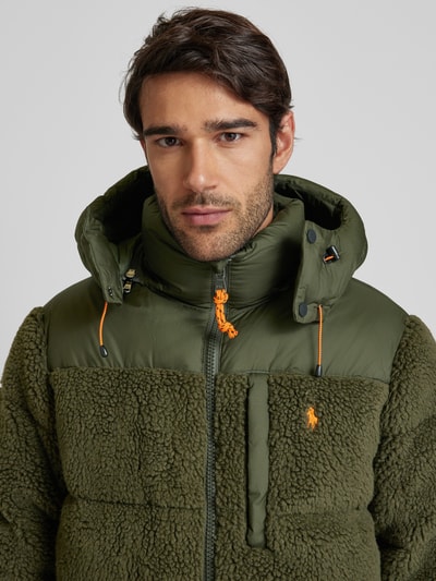 Peek & Cloppenburg Polo Ralph LaurenDaunenjacke Mit Teddyfell In Oliv