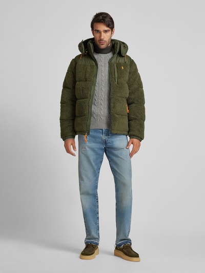 Peek & Cloppenburg Polo Ralph LaurenDaunenjacke mit Teddyfell in oliv