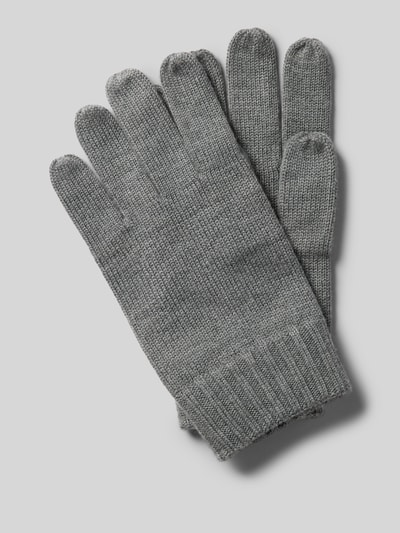 Peek & Cloppenburg Polo Ralph LaurenFingerhandschuhe aus reiner Wolle in mittelgrau melange