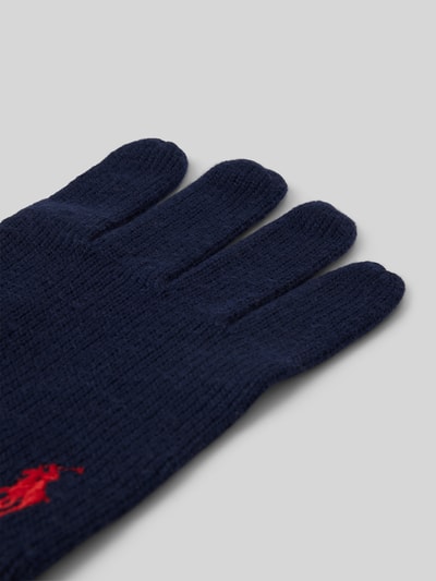 Peek & Cloppenburg Polo Ralph LaurenFingerhandschuhe Aus Reiner Wolle In Marine
