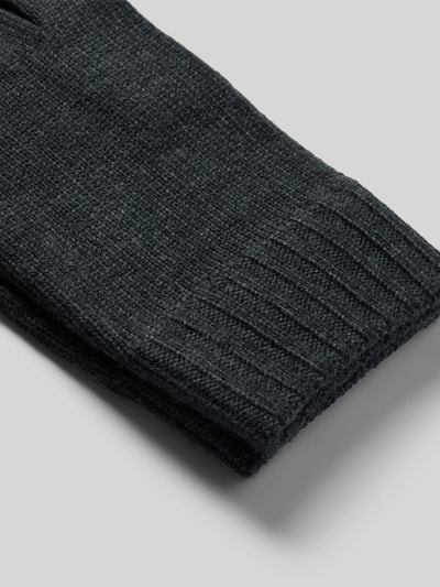 Peek & Cloppenburg Polo Ralph LaurenFingerhandschuhe Aus Reiner Wolle In Anthrazit