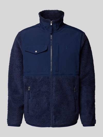 Peek & Cloppenburg Polo Ralph LaurenFleecejacke Mit Label-Stitching In Marine