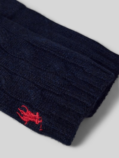 Peek & Cloppenburg Polo Ralph LaurenHandschuhe Mit Logo-Stitching In Marine