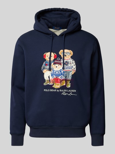 Peek & Cloppenburg Polo Ralph LaurenHoodie Mit Label-Stitching In Marine