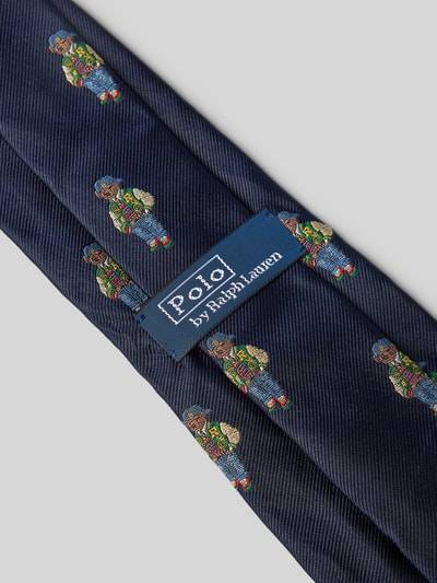 Peek & Cloppenburg Polo Ralph LaurenKrawatte Aus Seide Mit Label-Stitching In Bordeaux