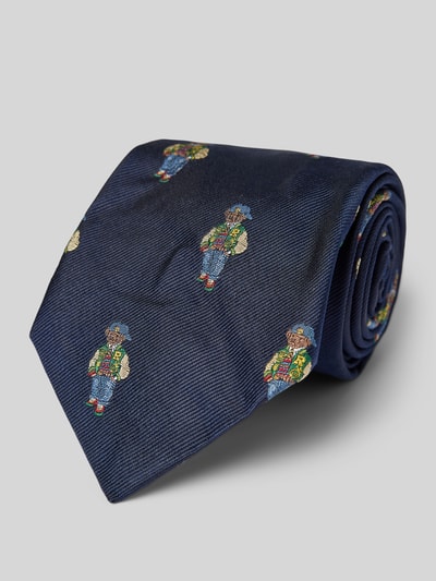 Peek & Cloppenburg Polo Ralph LaurenKrawatte aus Seide mit Label-Stitching in bordeaux