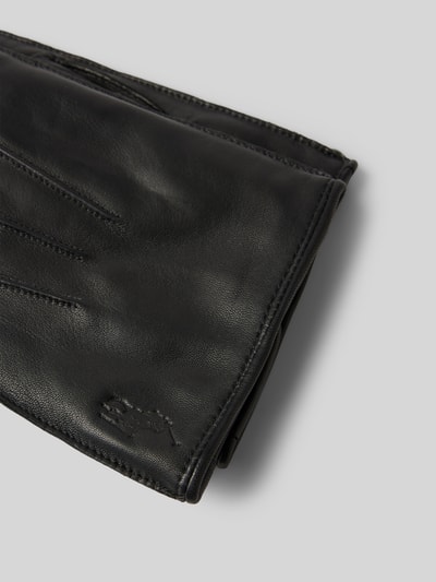 Peek & Cloppenburg Polo Ralph LaurenLederhandschuhe Mit Ziernähten In Black