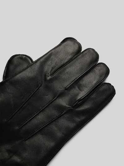 Peek & Cloppenburg Polo Ralph LaurenLederhandschuhe Mit Ziernähten In Black
