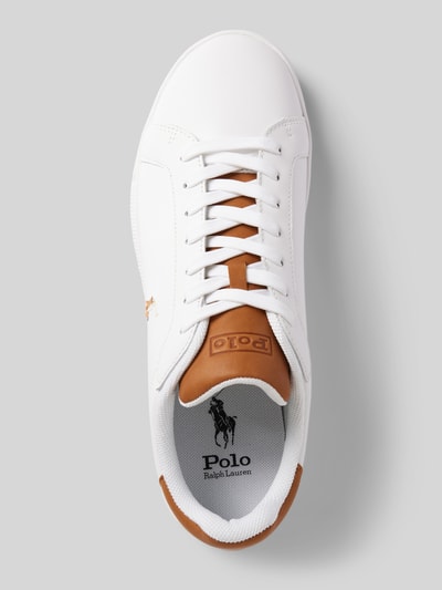 Peek & Cloppenburg Polo Ralph LaurenLedersneaker Mit Label-Details In Weiss