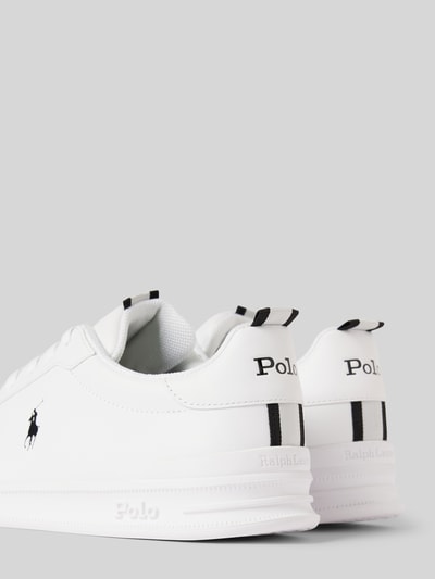 Peek & Cloppenburg Polo Ralph LaurenLedersneaker Mit Label-Details In Weiss