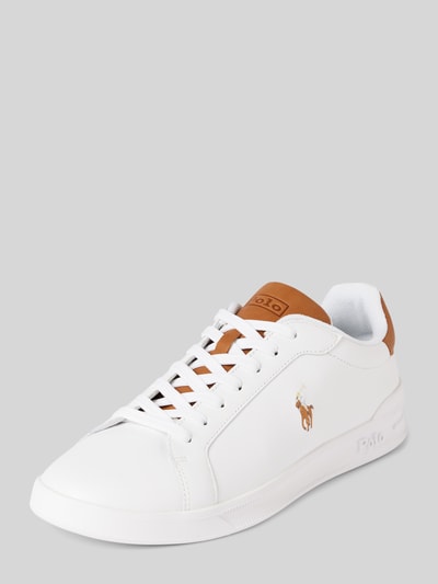 Peek & Cloppenburg Polo Ralph LaurenLedersneaker mit Label-Details in weiss