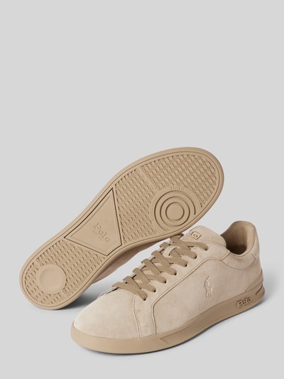 Peek & Cloppenburg Polo Ralph LaurenLedersneaker Mit Logo-Prägung In Beige