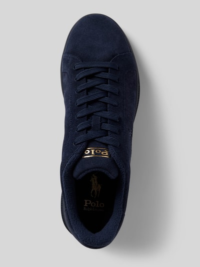 Peek & Cloppenburg Polo Ralph LaurenLedersneaker Mit Logo-Prägung In Marine