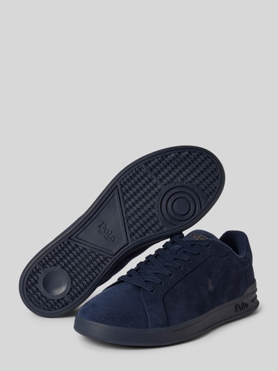 Peek & Cloppenburg Polo Ralph LaurenLedersneaker Mit Logo-Prägung In Marine