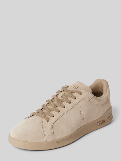 Peek & Cloppenburg Polo Ralph LaurenLedersneaker mit Logo-Prägung in beige