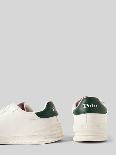 Peek & Cloppenburg Polo Ralph LaurenLedersneaker Mit Logo-Stitching In Weiss