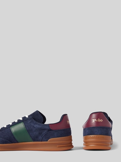 Peek & Cloppenburg Polo Ralph LaurenLedersneaker Mit Logo-Stitching In Marine