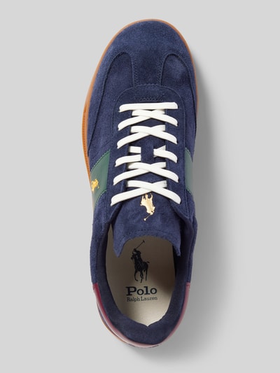 Peek & Cloppenburg Polo Ralph LaurenLedersneaker Mit Logo-Stitching In Marine