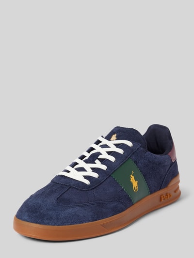 Peek & Cloppenburg Polo Ralph LaurenLedersneaker mit Logo-Stitching in marine