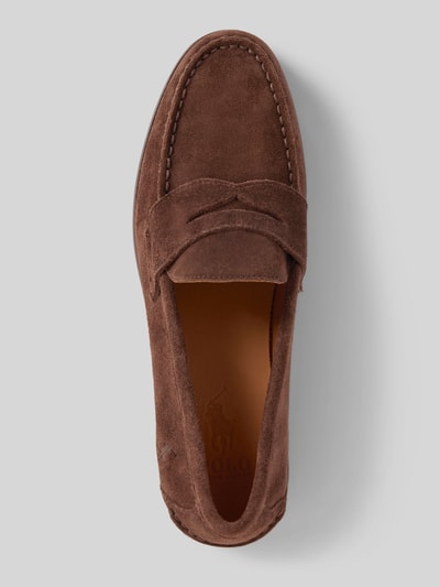Peek & Cloppenburg Polo Ralph LaurenLoafer Aus Rindsvelours Modell 'ALSTON' In Dunkelbraun
