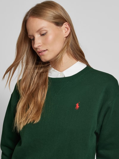 Peek & Cloppenburg Polo Ralph LaurenOversized Sweatshirt Mit Label-Stitching In Bottle