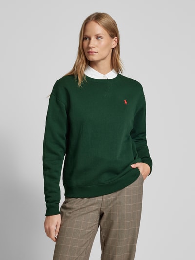 Peek & Cloppenburg Polo Ralph LaurenOversized Sweatshirt Mit Label-Stitching In Bottle