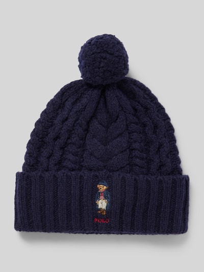 Peek & Cloppenburg Polo Ralph LaurenPudelmütze mit Label-Detail in marine