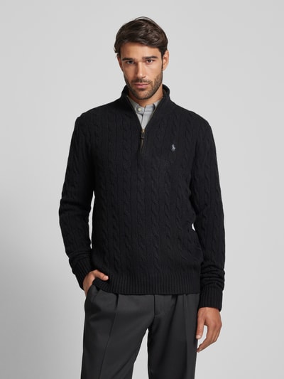 Peek & Cloppenburg Polo Ralph LaurenPullover Mit Kaschmiranteil In Black