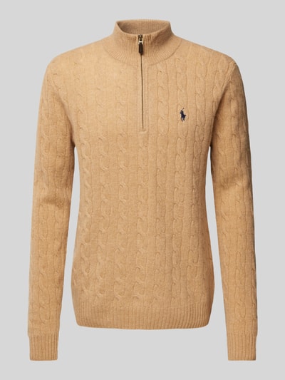 Peek & Cloppenburg Polo Ralph LaurenPullover Mit Kaschmiranteil In Camel