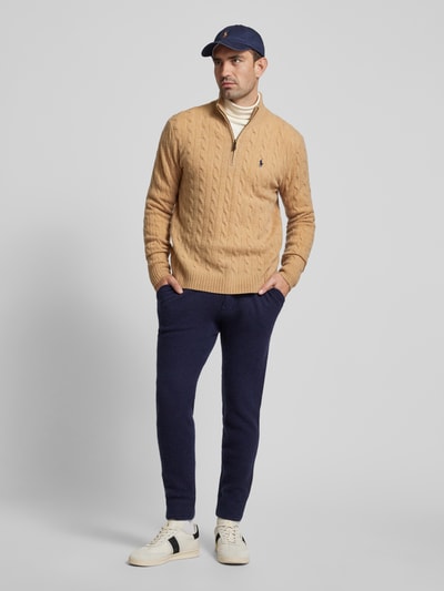 Peek & Cloppenburg Polo Ralph LaurenPullover mit Kaschmiranteil in camel