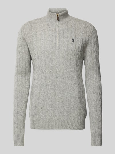 Peek & Cloppenburg Polo Ralph LaurenPullover Mit Kaschmiranteil In Hellgrau