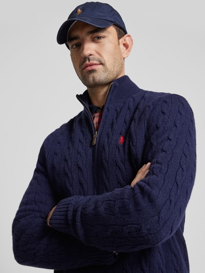 Peek & Cloppenburg Polo Ralph LaurenPullover Mit Kaschmiranteil In Marine