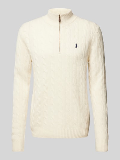 Peek & Cloppenburg Polo Ralph LaurenPullover Mit Kaschmiranteil In Offwhite