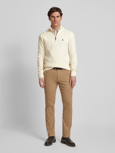 Peek & Cloppenburg Polo Ralph LaurenPullover mit Kaschmiranteil in offwhite