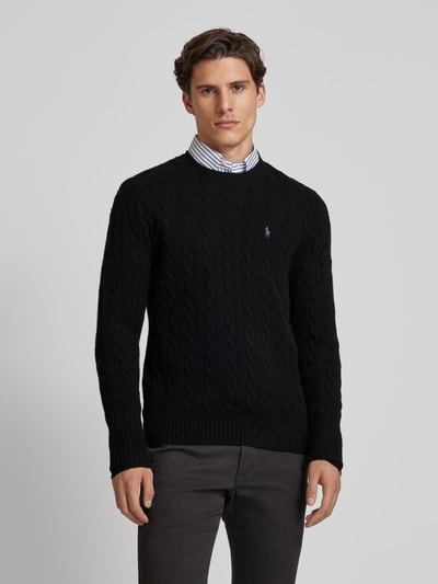 Peek & Cloppenburg Polo Ralph LaurenPullover Mit Logo-Stitching In Black