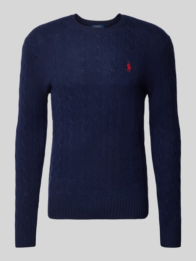 Peek & Cloppenburg Polo Ralph LaurenPullover Mit Logo-Stitching In Marine