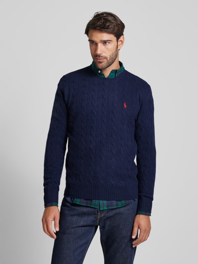 Peek & Cloppenburg Polo Ralph LaurenPullover Mit Logo-Stitching In Marine