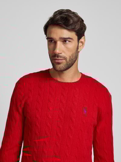 Peek & Cloppenburg Polo Ralph LaurenPullover Mit Logo-Stitching In Rot
