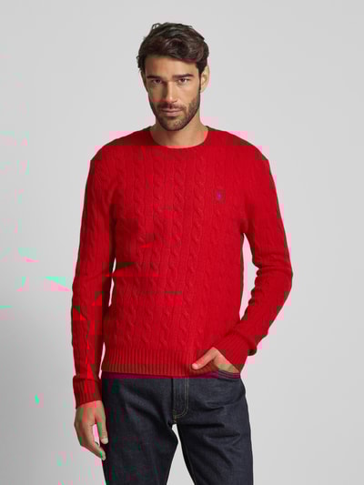 Peek & Cloppenburg Polo Ralph LaurenPullover Mit Logo-Stitching In Rot