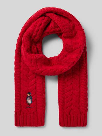 Peek & Cloppenburg Polo Ralph LaurenSchal mit Label-Stickerei in rot