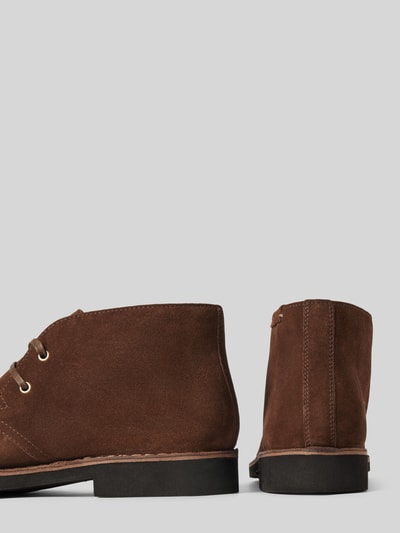 Peek & Cloppenburg Polo Ralph LaurenSchnürboots Aus Echtem Leder Modell 'TALAN' In Dunkelbraun