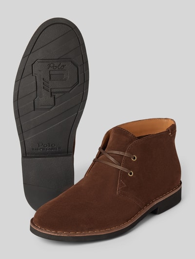 Peek & Cloppenburg Polo Ralph LaurenSchnürboots Aus Echtem Leder Modell 'TALAN' In Dunkelbraun