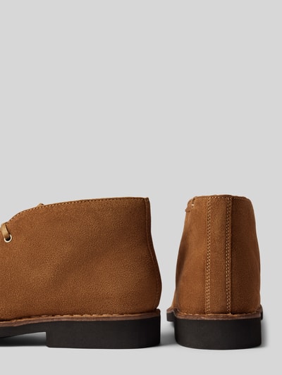 Peek & Cloppenburg Polo Ralph LaurenSchnürboots Aus Echtem Leder Modell 'TALAN' In Cognac