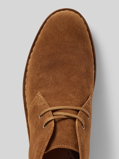 Peek & Cloppenburg Polo Ralph LaurenSchnürboots Aus Echtem Leder Modell 'TALAN' In Cognac
